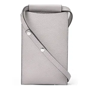 Hot Sale Kulit Asli Crossbody Ponsel Dompet Case Ponsel Tas Bahu untuk iPhone