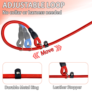 Luxury 5m Nylon Dog Training Lead Super Thin Adjustable Dog <b>Leash</b> with Plastic Collar Designer Luxury Rope Dog Collar <b>Leash</b> <b>Pets</b> - Product Image 3