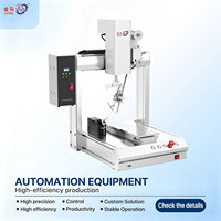 Machine de serrage automatique de vis à quatre axes avec alimentation et soufflage d'air