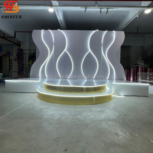 SMOOTH Multi Section Detachable <b>Wedding</b> Stage with Thick Support Inner Frame Structure for <b>Wedding</b> Event Stage Decor - Product Image 1