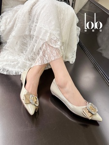 Zapatos de tacón fino con lazo elegante de caña alta para mujer, cierre de cremallera - Versátiles para todas las estaciones, tacón gatito, moda Evening Breeze - Product Image 2