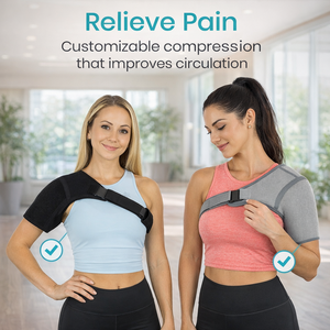 Attelle d'épaule personnalisée avec sangle de compression réglable pour le soulagement de la douleur et la récupération sportive - Product Image 2