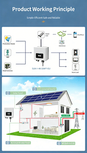 Inverter di Stringa SUN-1.5K/2k/3k/3.6k-G04P1-<span class=keywords><strong>EU</strong></span>-AM1 da 1.5kw 2kw 3kw 3.6kw Monofase On-grid con Disponibilità in Magazzino UE - Product Image 6