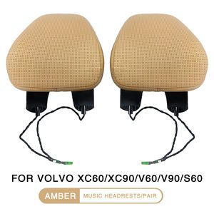 Cojín de reposacabezas de música de lujo de alta calidad HERNA <span class=keywords><strong>COOL</strong></span> para Volvo XC60/XC90/V60/V90/S60 Compatible con asientos de cuero de coche - Product Image 2