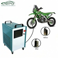 Mini-Motoren-Kohlenstoffreinigungsmaschine SH-P-350 Oxy-Wasserstoff-Generator für Professionelle Motorradwartung und -reparatur