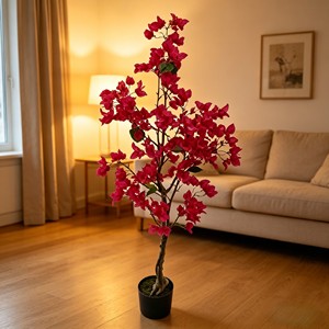 High Quality Real Touch <b>Artificial</b> Silk Bougainvillea <b>Trees</b> Durable <b>Indoor</b> Desktop Plants - Product Image 4