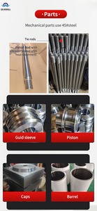 Fabricación en China, precio barato, 7,6 toneladas, 400mm, montaje en horquilla, pistón para minería, cilindro neumático de aire de alta presión de doble efecto - Product Image 6