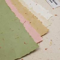 Buket Kertas Kelopak Bunga Robek Tangan yang Terkenal di Internet, Kertas Pembungkus Tebal Buatan Tangan, Perlengkapan Bunga Gaya Dongba, DIY