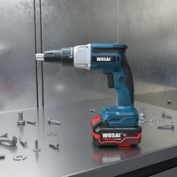 Perceuse à percussion sans fil industrielle et bricolage à couple élevé 20V 25N.m avec batterie lithium-ion, moteur sans balais - tournevis pour cloisons sèches