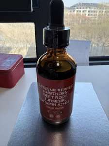 ओएम विटामिन के 2 डी 3 केयेन काली मिर्च मौखिक तरल बूंदों के लिए आहार पूरक आहार पूरक गर्भवती महिलाओं के लिए नहीं - Product Image 5