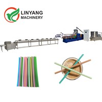 Máquina para Fabricar Pajitas Comestibles Biodegradables de Paja de Arroz Natural, Capacidad de 100-150 kg/h, Funciona con Electricidad/Gas/Vapor