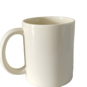 <b>Ceramic</b> <b>Cup</b> Beige 301-400ml Screen Printing For Gifts - Product Image 5