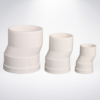 Raccord excentrique en PVC 50-110 mm avec décalage de 1,5 cm, 2,5 cm, 5 cm, connecteur de tuyau excentrique pour drainage