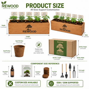 <strong>Bonsai</strong> <strong>Tree</strong> Kit DIY Indoor Gardening Craft for 22-Piece Complete Starter Kit 5 Varieties Japanese <strong>Bonsai</strong> <strong>Seeds</strong> - Product Image 3