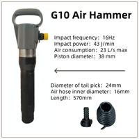 Fabricants Vente en gros Marteau pneumatique en pierre dure Marteau brise-ciseau G10 Portable Hand Held G10 Breaker Tools