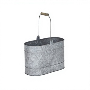 Portacubiertos galvanizado con asa para mesa y utensilios de cocina, portacubiertos galvanizado a precios económicos - Product Image 1