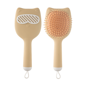 Herramienta de peinado multiusos personalizada, cepillo de pelo de moda para niños, cepillo de nailon iónico compacto con cojín para <span class=keywords><strong>horarios</strong></span> ocupados - Product Image 4