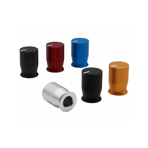 Bouton en aluminium sablé sur mesure 11,5x17mm - Bouton de commande Hi-Fi pour amplificateurs et instruments - Product Image 4