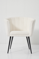 Fauteuil de salon moderne en velours beige pour salon, maison et mobilier, durable pour une utilisation en extérieur