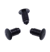 Nouvelles attaches à rivets en plastique noir en forme d'arbre pour voiture, durables, anti-chute, universelles pour panneaux intérieurs, portes et toits de voiture