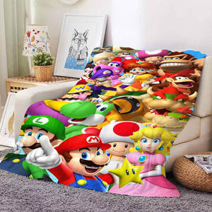 Manta de Peluche de Franela con Diseño de Super <span class=keywords><strong>Mario</strong></span> <span class=keywords><strong>Bros</strong></span>, de Alta Calidad, Personalizable, Temática de Dibujos Animados, Superventas - Product Image 5