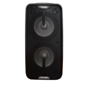 500W Dual 10 inch dj bass speakers outdoor Active Stage Speaker karaoke audio with USB/SD/FM/Blue-tooth/RC