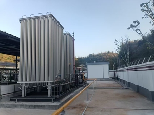 Réacteur tubulaire à basse pression de 100 nm3/h pour l'évaporation d'oxygène <span class=keywords><strong>liquide</strong></span> à température ambiante, système hautement automatisé pour réservoir d'oxygène - Product Image 2
