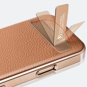 Funda Magnética de Cuero PU para iPhone 17, 13 Pro Max, 14, 15, 16 Plus, 17 Air, con Soporte Oculto y Cubierta Protectora - Product Image 4