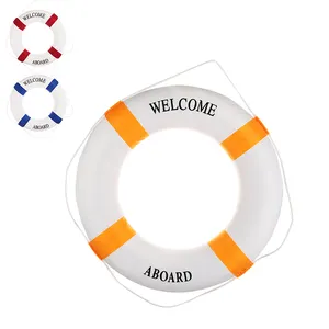 Summer Nautical Theme Decoration Lifebuoy Home Outdoor Wall Decoration  Ornaments