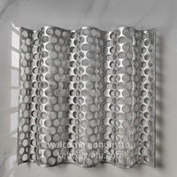 Panneau de façade en aluminium découpé au laser pour la conception architecturale