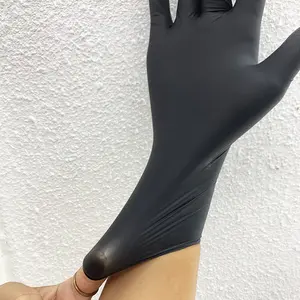 BolinDisposable Black Nitrile Gloves
