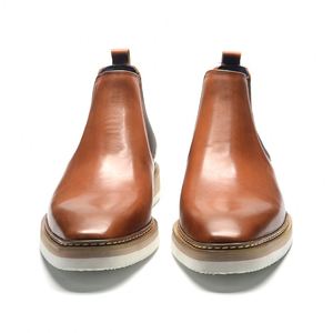 Botas Chukka para Hombre, Estilo 2025, de Gamuza Vacuna, Antideslizantes, Estilo Chelsea, de Cuero Inglés, para Otoño/Invierno - Product Image 2