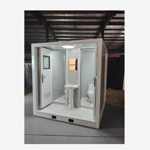 Toilettes mobiles de luxe en acier de haute qualité, toilettes portables, salle de bain extérieure, unité de douche, toilettes, mini-pods, conteneurs - Product Image 6