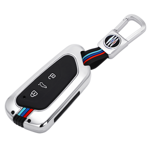 Custodia per Chiavi Auto in Lega di Zinco e Gel di Silice per Volkswagen Golf 8 Lamando Id4x <span class=keywords><strong>Skoda</strong></span> Crozz T0URAN VW Portachiavi Anello Portachiavi - Product Image 1