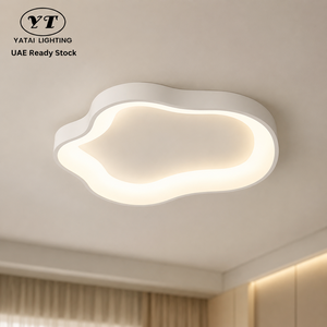 Modern Acrylic Led <b>Ceiling</b> <b>Light</b> 27W High Cri <b>Remote</b> <b>Control</b> Dimmable 3Cct Flush Mount For Bedroom Living Room - Product Image 1