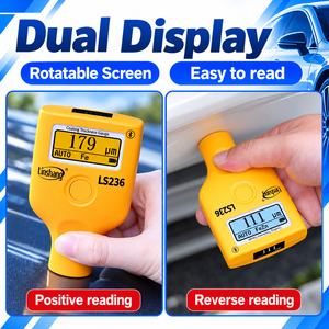 Linshang LS236 Dual Screen Car <b>Paint</b> <b>Thickness</b> <b>Gauge</b> for Automotive Coating Inspection - Product Image 2