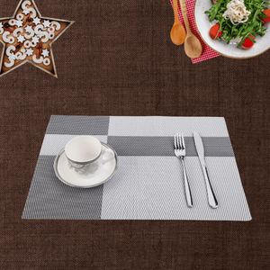 Wholesale <b>Waterproof</b> Faux Leather PVC Table <b>Mats</b> Lattice Placemats for Weddings Drain <b>Mats</b> Table Decorations - Product Image 2