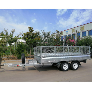 1T/1.5T/2T/3T/3.5T/4T/5T/6T/7T rimorchio galvanizzato della scatola di inclinazione del rimorchio con la gabbia - Product Image 3