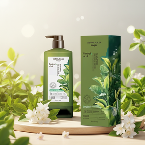 Nouveau Shampoing Bio Lissant et Hydratant pour Cheveux Gras/Anti-Pelliculaire, Formule Anti-Pelliculaire Volumisante et Contrô<span class=keywords><strong>le</strong></span> du Sébum - Product Image 1