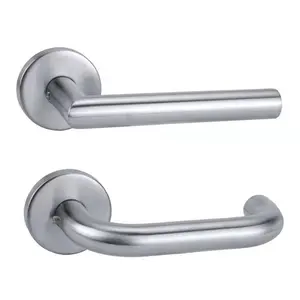 Kunci pemisah kunci akses keamanan, sepasang logam campuran seng pegangan terbuka kamar tidur kamar mandi mudah dipasang