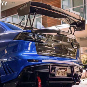 Alerón trasero de fibra de carbono automotriz de alta calidad adecuado para <span class=keywords><strong>GT86</strong></span> EVO E90E92E60 G80G35M3M4 Mustang <span class=keywords><strong>Nissan</strong></span> GTR coche de carreras - Product Image 5