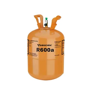 Réfrigérant alternatif R600a Gaz de refroidissement 11.5kg/22.3L Cylindre