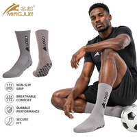 Chaussettes d'équipage légères et durables pour hommes pour les jeunes Séchage rapide Antidérapant Soutien de la cheville Prévention des ampoules pour les sports de plein air Football