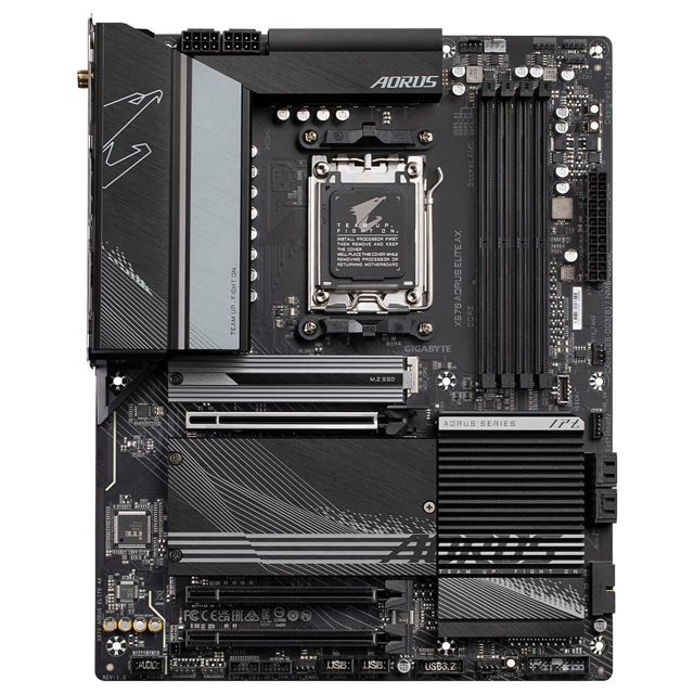 X670 Aorus Elite Ax X670e Aorus Mainboard Am5 Socket R7 7000 Series Processors 128GB Memory Motherboard