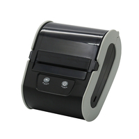 Imprimante thermique portable de reçus et codes-barres 80 mm avec batterie rechargeable, machine d'impression de factures sans fil Bluetooth