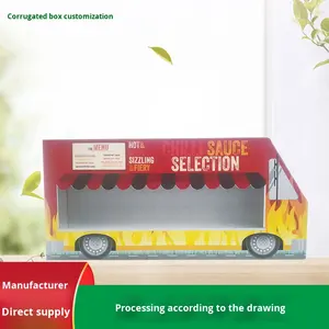 Boîte d'emballage en <span class=keywords><strong>carton</strong></span> ondulé pliable en forme de <span class=keywords><strong>camion</strong></span>, modèle 023, approvisionnement direct usine - Product Image 2