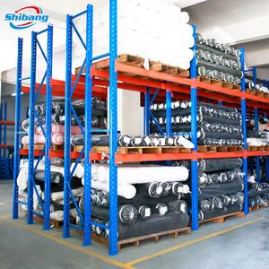 מתלה בד כבד גלילי עבור תעשיית הטקסטיל מדף מזרן פלדה עבור מחסן אחסון מגלגל בד מחסן מיוצר - Product Image 2