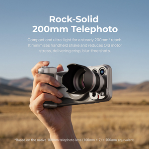 TELESIN Master Portrait Grip Kit untuk iPhone 17 Pro Max Lensa Optik Sejati dan Optik Portrait Awakened
