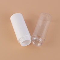 Botol busa plastik putih, produk laris 30ml 40ml 50ml 60ml 80ml 100ml kemasan perawatan pribadi