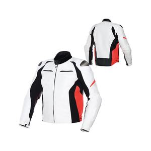 Veste de protection respirante en cuir pour moto, légère, confortable pour course - Product Image 3
